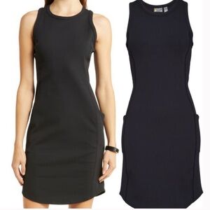 Zella Live in ribbed pocket dress black | Small